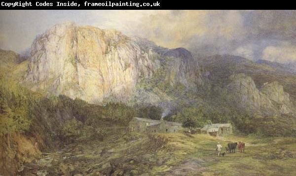 Henry Clarence Whaite,RWS Castle Rock,Cumberland (mk46)